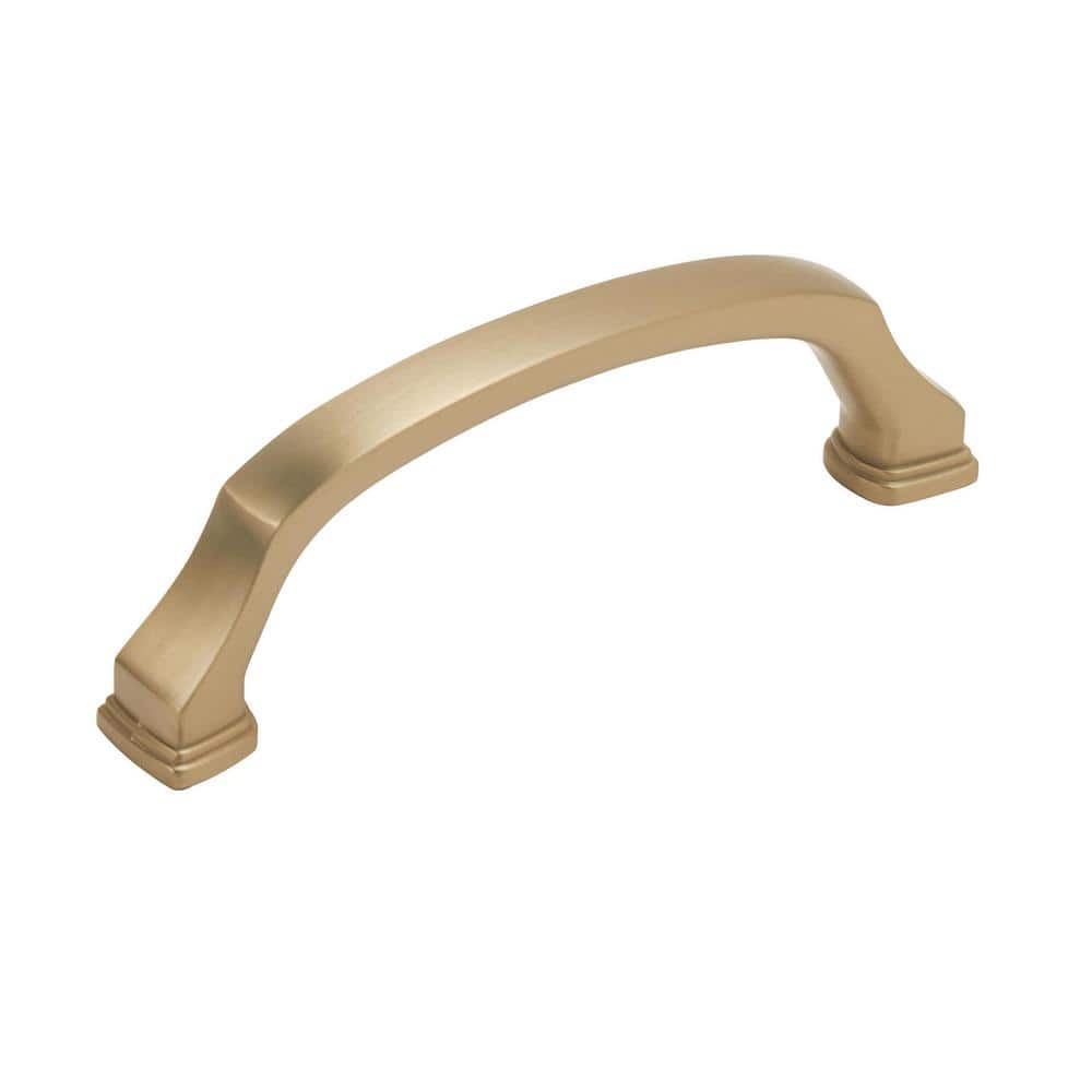 Revitalize 3-3/4 in. (96mm) Traditional Golden Champagne Arch Cabinet Pull