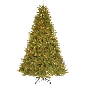 7-1/2 ft. Feel Real Grande Fir Medium Hinged Artificial Christmas Tree with 750 Clear Lights