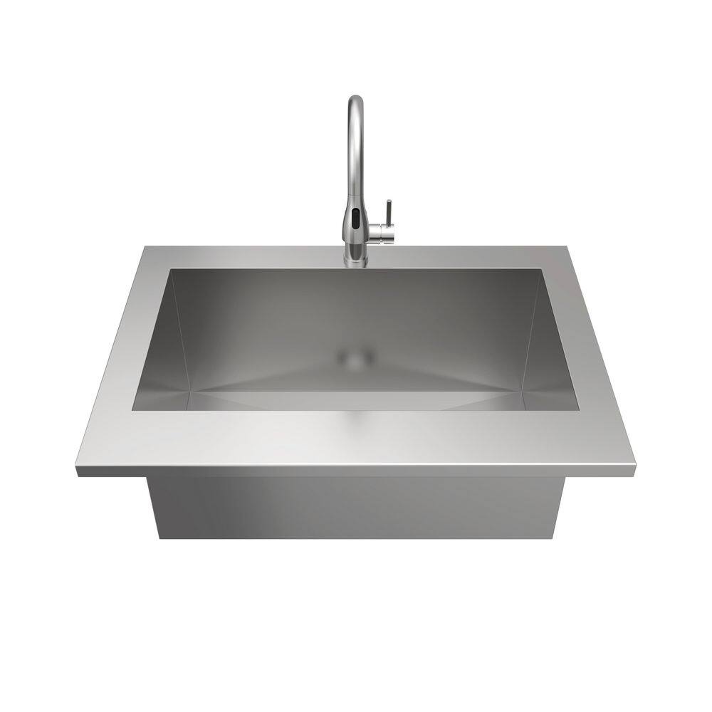 25.5 in. D x 30 in. W Drop-in Laundry/Utility Sink Stainless Steel with Strainer and Faucet price history on PriceWatchPro