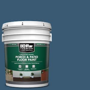 5 gal. #M500-6 Express Blue Low-Lustre Enamel Interior/Exterior Porch and Patio Floor Paint