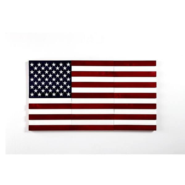 Timberwall 8.3 sq. ft. American Flag Peel and Stick Wall Plank Paneling Kit