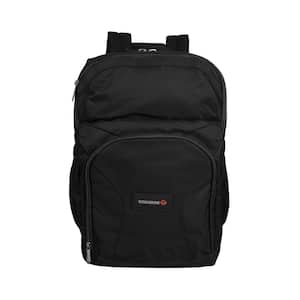 18 in. Black Industrial Grade Nailhead Nylon Pro Backpack 33 L Capacity