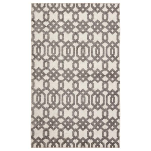 Jaipur Living Unika by Nikki Chu Trellis 8 ft. 10 in. x 11 ft. 9 in. White Area Rug