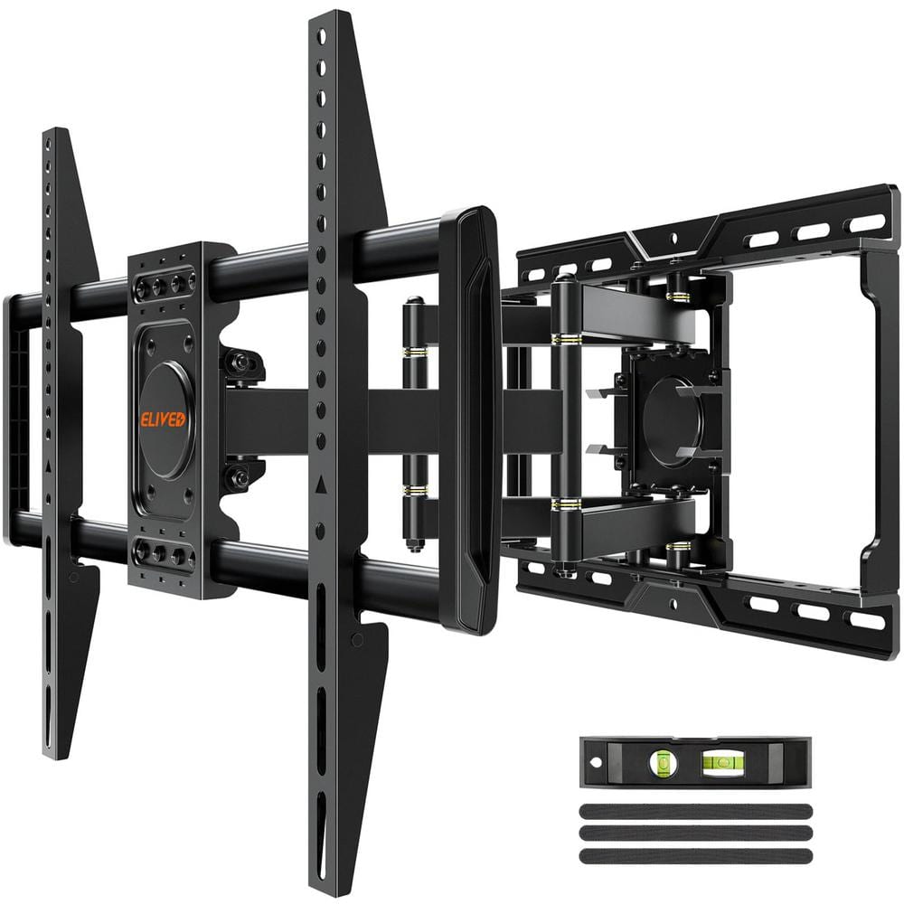 Etokfoks Retractable Full Motion Wall Mount for 37 in. - 82 in. in TVs