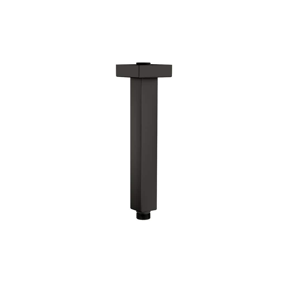 Matte Black Stainless Steel Ceiling Mounted Shower Arm