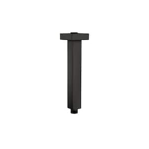 8 in. Ceiling Mount Standard Shower Arm in Black