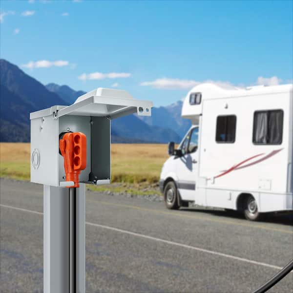 RV Extension Cord 25 ft. STW 6/3 50 Amp 250 Volt RV Marine Extension Cord with Lighted End
