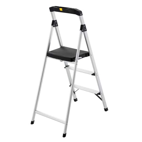 Gorilla Ladders Ultra-light 4-step Stool Ladder Aluminum 225 Lb Load Capacity for sale online 