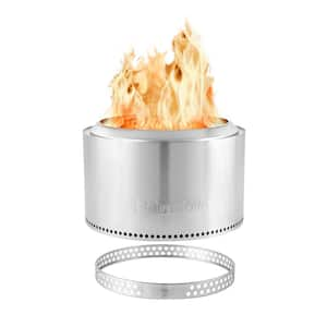 Solo Stove Bonfire 19 5 In X 14 In Round Stainless Steel Wood Burning Fire Pit Ssbon The Home Depot