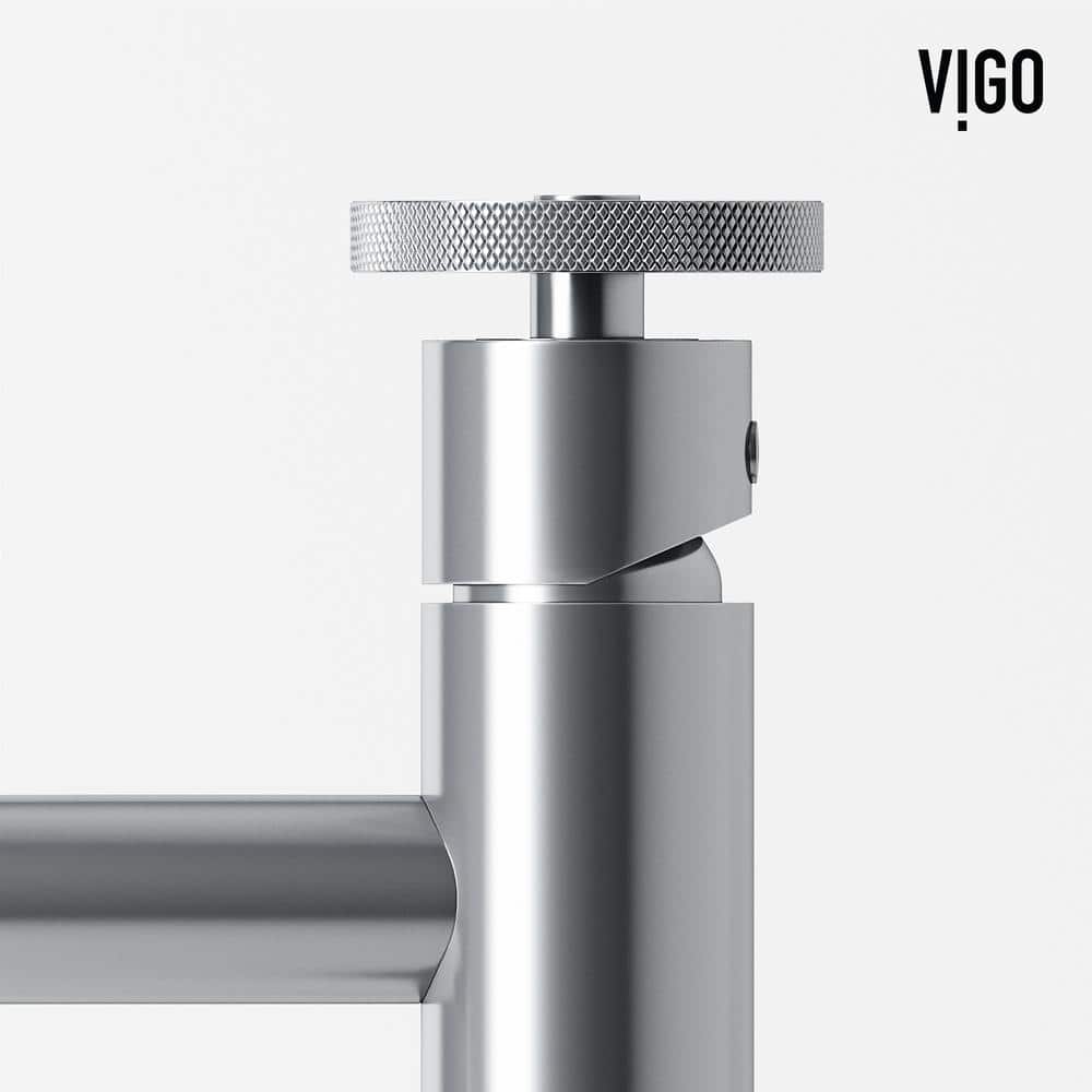 Cass 12" Chrome Single Handle Vessel Sink Faucet