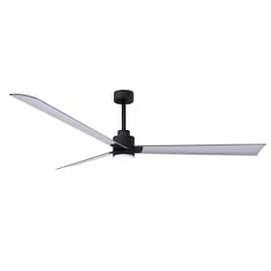 Alessandra 72 in. Integrated LED Indoor/Outdoor Black Ceiling Fan with Remote Control Included