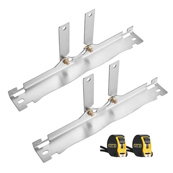 Wheel Alignment Tool, 2 PCS Stainless Steel Heavy Duty Toe Alignment Plates with 2 Measuring Tapes, Accurate Wheel Tools