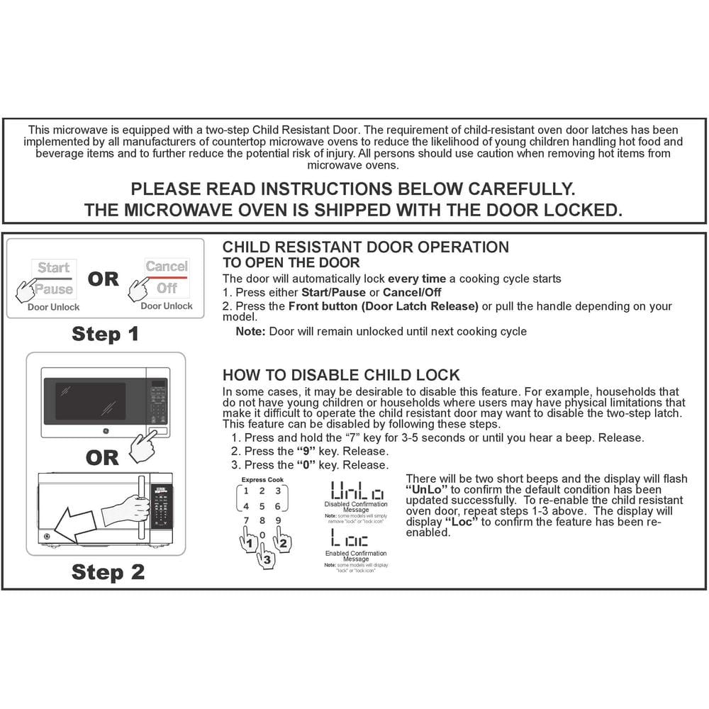 Compact Stainless Steel Countertop Microwave with LED Display
