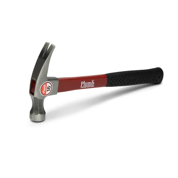 Straight Rip Claw Hammer Plumb 1 Lb Head 