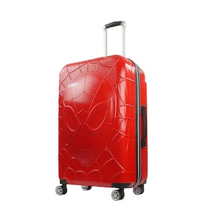 29 in. Red Marvel Molded Spiderman 8-Wheel Spinner Luggage