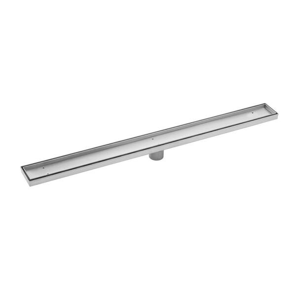 IPT Sink Company 40 in. Stainless Steel Tile Insert Linear Shower Drain