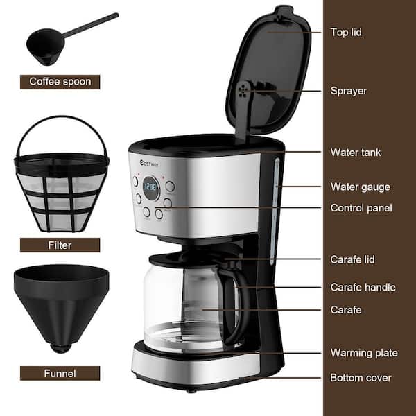 https://images.thdstatic.com/productImages/334e0ce2-ca57-442d-b06a-7a7dec875b56/svn/silver-costway-drip-coffee-makers-ep24213-44_600.jpg
