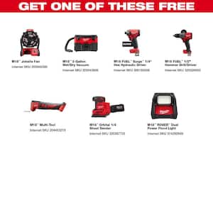 M18 18-Volt Lithium-Ion Starter Kit with One 5.0 Ah and One 2.0 Ah Battery and Charger