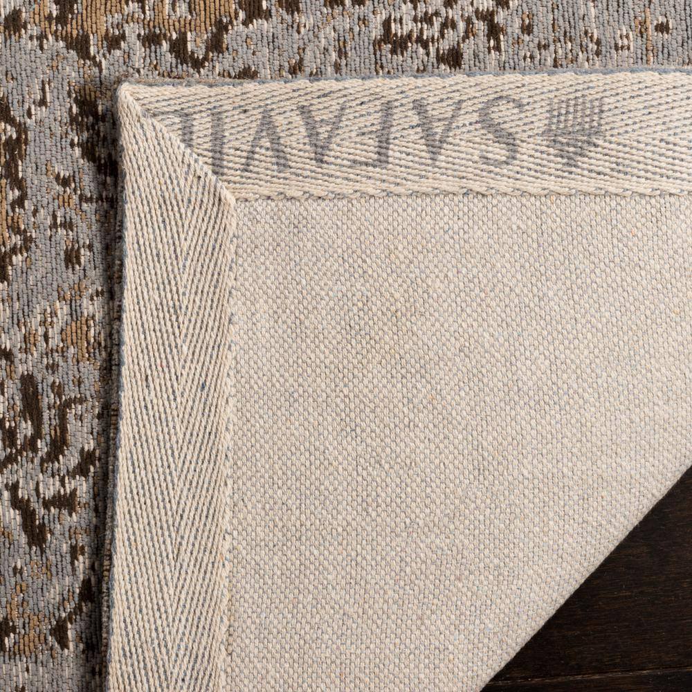 Taupe Flat Woven Synthetic 5' x 8' Area Rug
