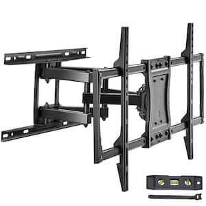 Full Motion TV Mount 37-75 inch, Tilt and Swivel Wall Bracket, Max VESA 600x400mm, 132 lbs Capacity, Adjustable Arms