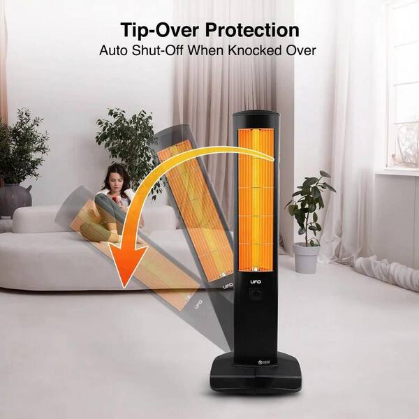 UFO 1500-Watt Micatronic MT15, Tower Space Heater, Free Standing