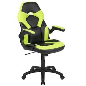 Neon Green LeatherSoft Upholstery Racing Game Chair