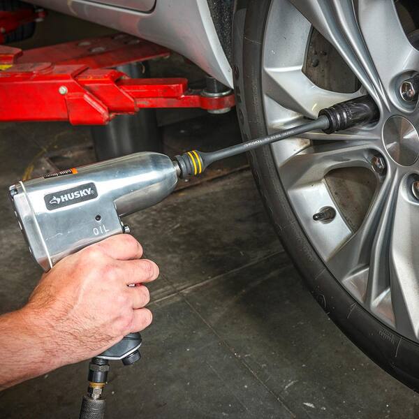 Husky - 65-140 ft. lbs. Torque Limiting Impact Extension Bar Set (5-Piece)