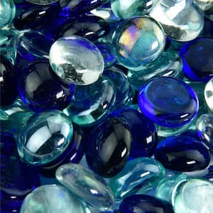 10 lbs. of Underwater Vista 1/2 in. Blended Fire Glass Beads