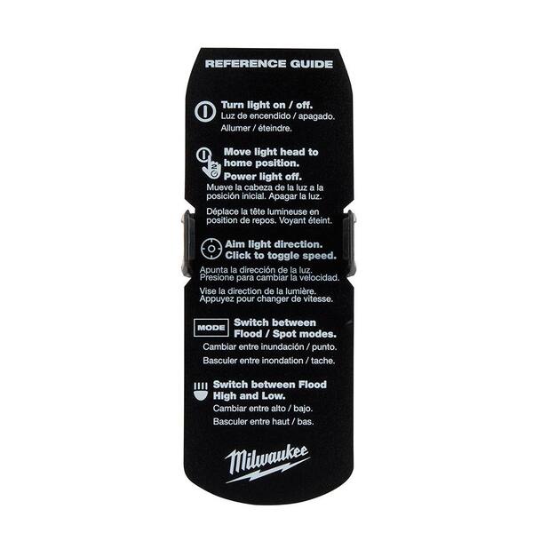 Milwaukee - Utility Remote Control Search Light with Hardwire Base