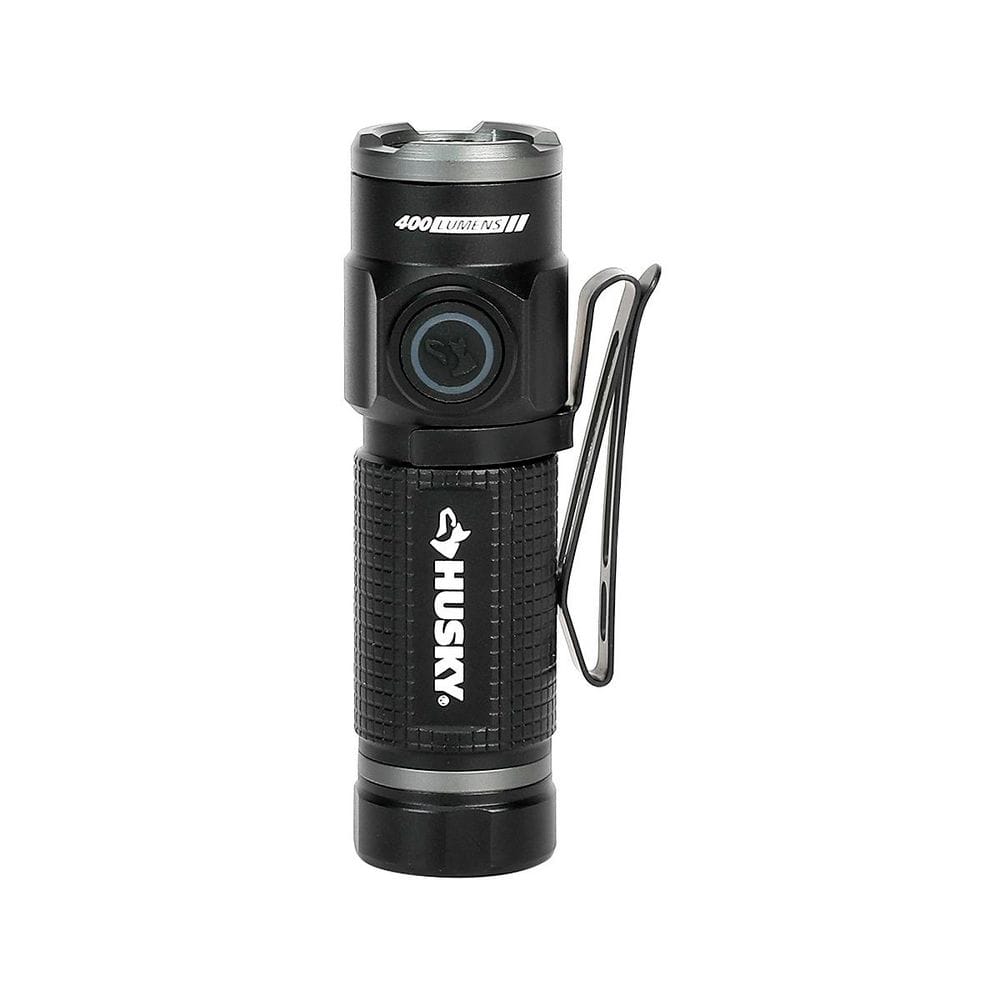 400 Lumen Compact EDC Rechargeable Aluminum Flashlight