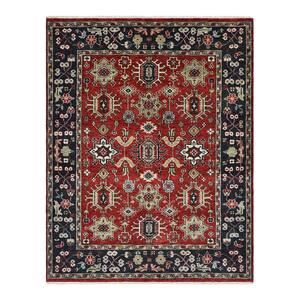 Zhila Serapi Red 8 ft. x 10 ft. Traditional Floral Handmade Area Rug