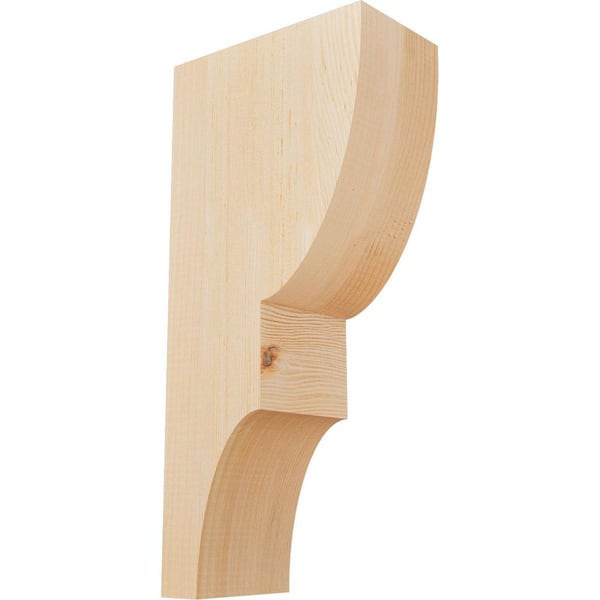 Ekena Millwork 5-1/2 in. x 10 in. x 22 in. Douglas Fir Ridgewood Smooth Corbel