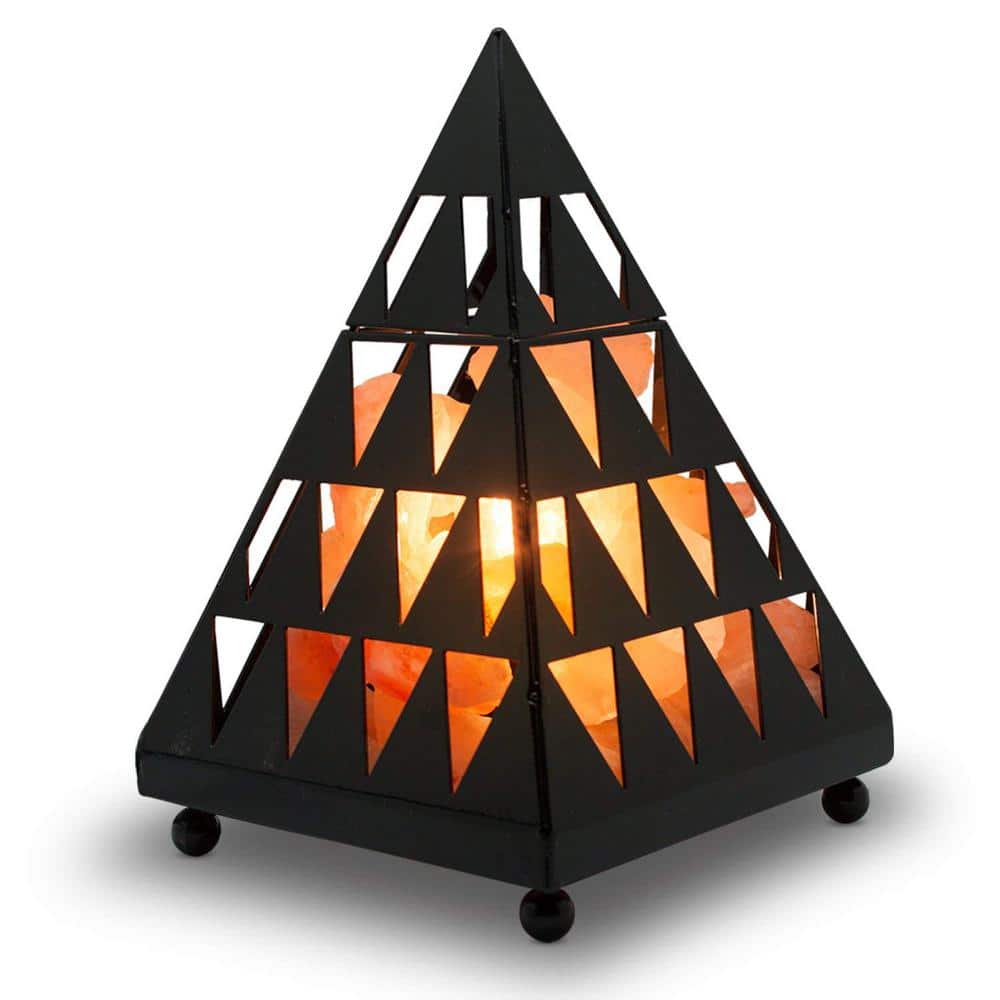 Himalayan Glow 7.8 in. Unique Pyramid Salt Lamp