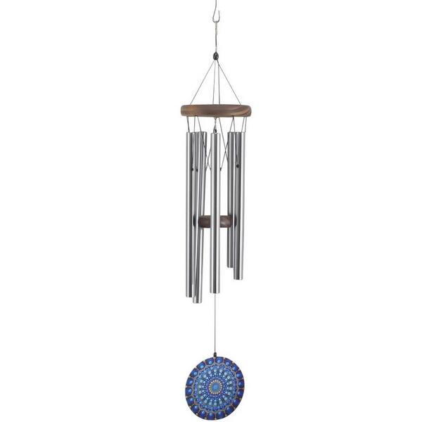 RCS Gifts Chime Mandala Print Silver