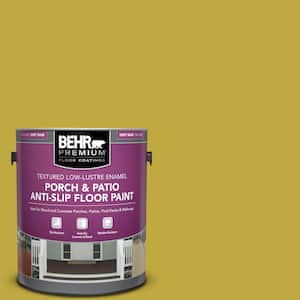 1 gal. #P330-6 Margarita Textured Low-Lustre Enamel Interior/Exterior Porch and Patio Anti-Slip Floor Paint
