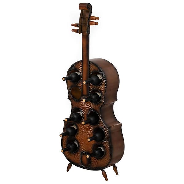 Vintiquewise Cello-Shaped Decorative Organizer Musical Ornament Display ...