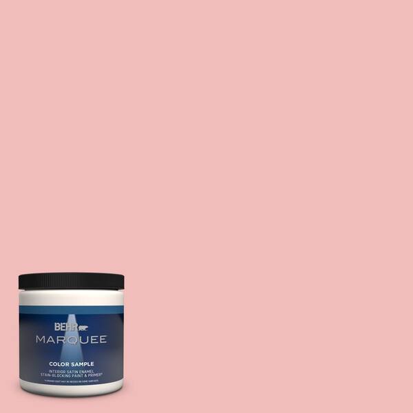 BEHR MARQUEE 8 oz. #CE-01 Alpenglow Satin Enamel Interior/Exterior Paint & Primer Sample