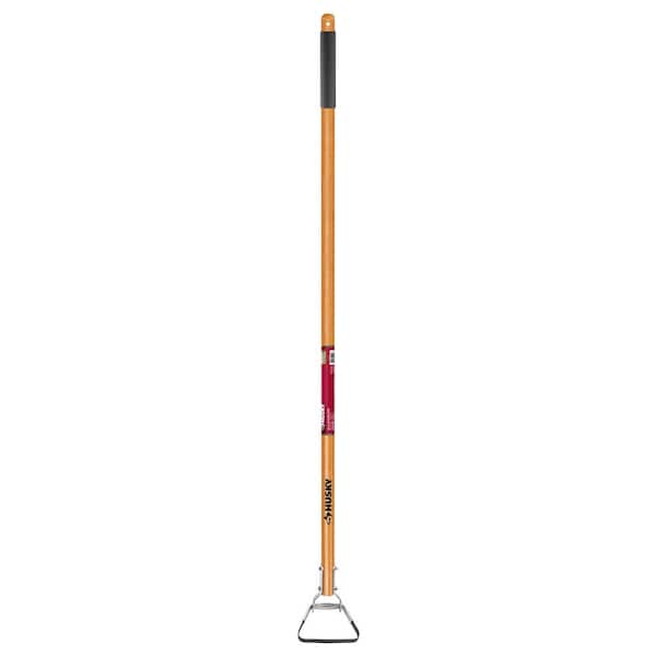 Husky 54 in. L Wood Handle Action Hoe with Grip