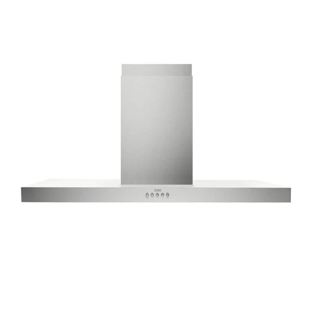 42 in. 600 CFM Ducted Wall Mount Range Hood in Stainless Steel