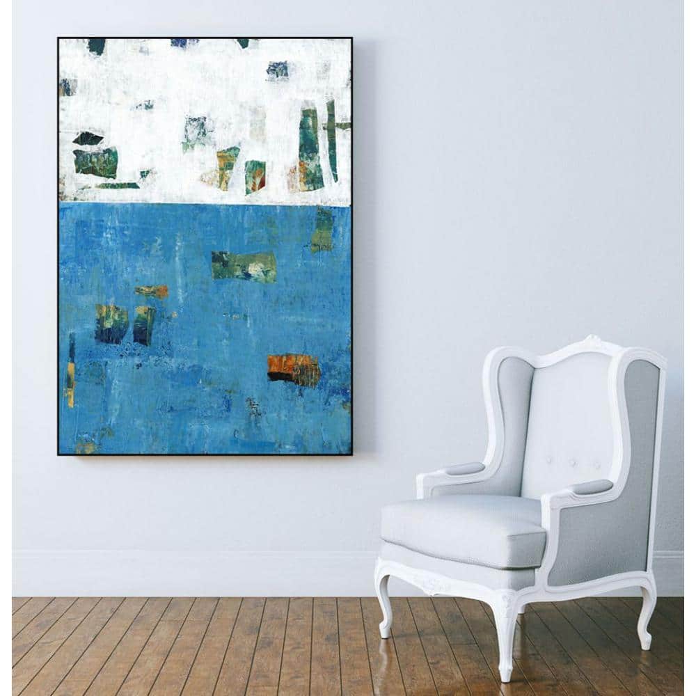 30 in. x 40 in. Patches I by Tim OToole Framed Wall Art