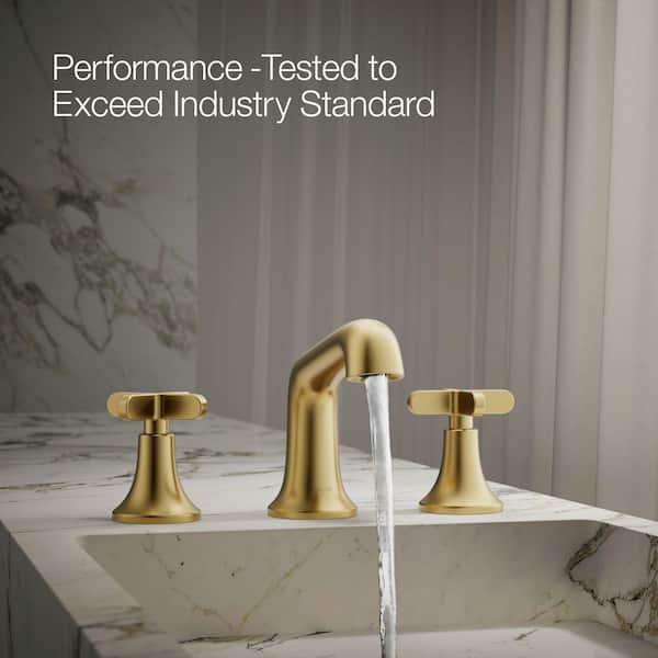 KOHLER Setra 8 in. Widespread Double Handle Bathroom Faucet in