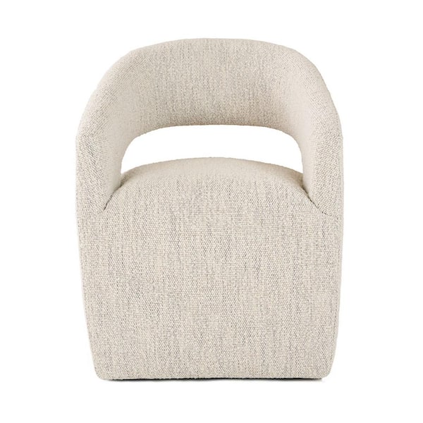 Angie Beige Fabric Dining Chair