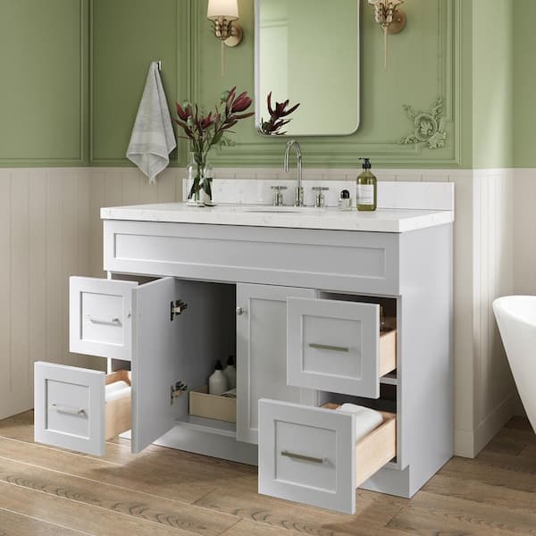 ARIEL Hamlet 48 in. W x 22 in. D x 36 in. H Single Sink