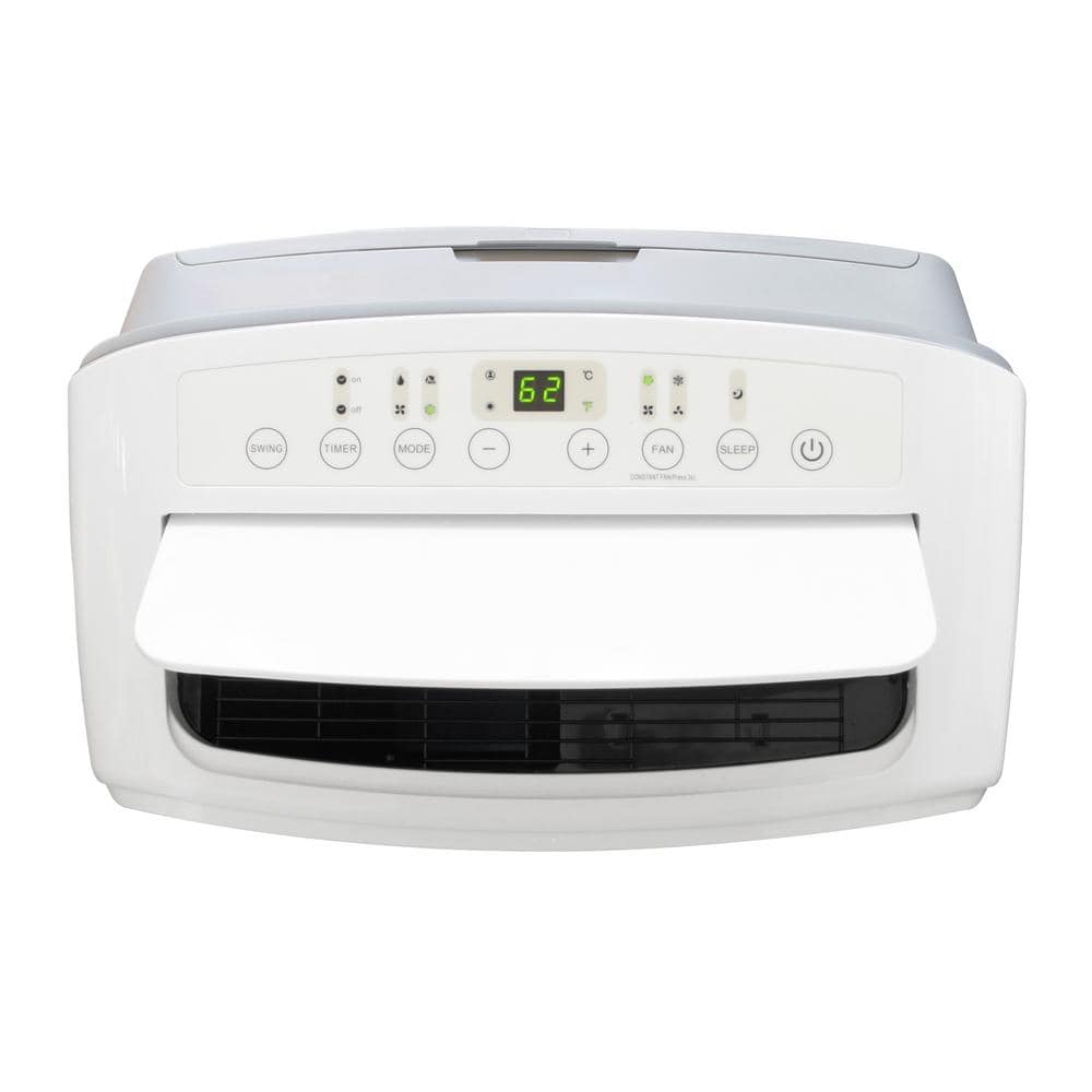 White 13,500 BTU Portable Air Conditioner with Remote