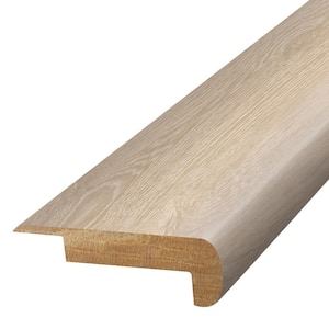 Macadamia 0.75 in. T x 2.37 in. W x 78.7 in. L Laminate Stair Nose Molding