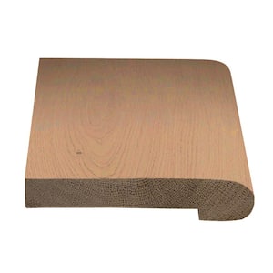 Teaberry 1/2 in. Thick x 2-3/4 in. Width x 78 in. Length Stair Nosing European White Oak Hardwood Trim