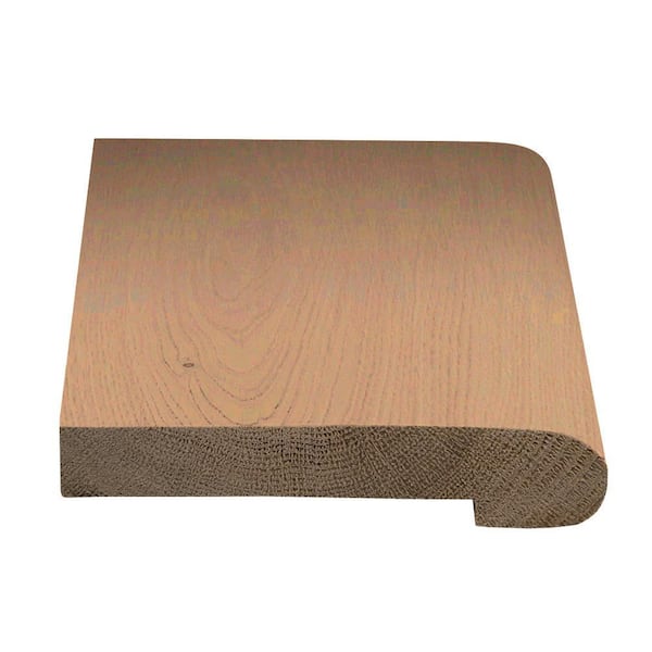 ASPEN FLOORING Teaberry 1/2 in. Thick x 2-3/4 in. Width x 78 in. Length Stair Nosing European White Oak Hardwood Trim