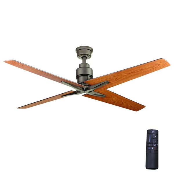 Virginia Highland 56 in. Indoor Espresso Bronze Ceiling Fan with Remote Control