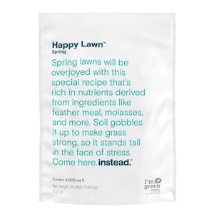 Happy Lawn 25.46 lbs. 4,000 sq. ft. Spring Dry Lawn Fertilizer