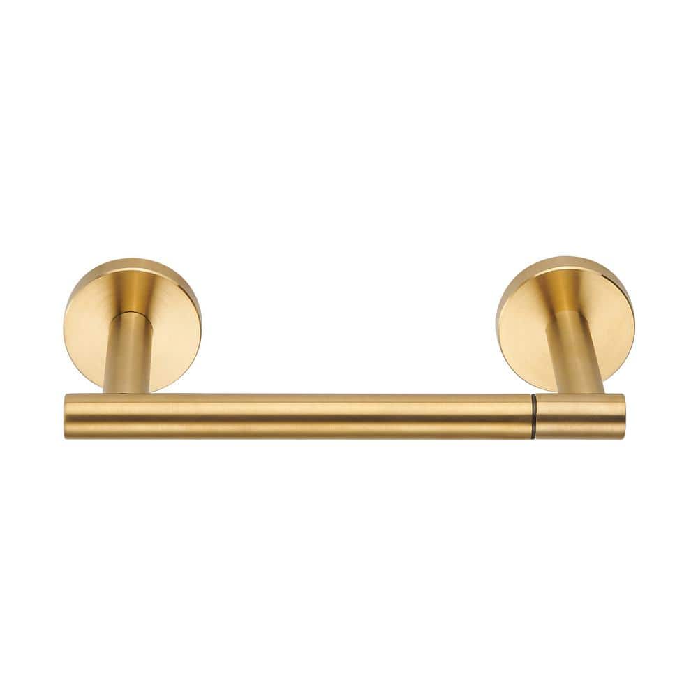 Brushed Gold Stainless Steel Wall Mounted Toilet Paper Holder